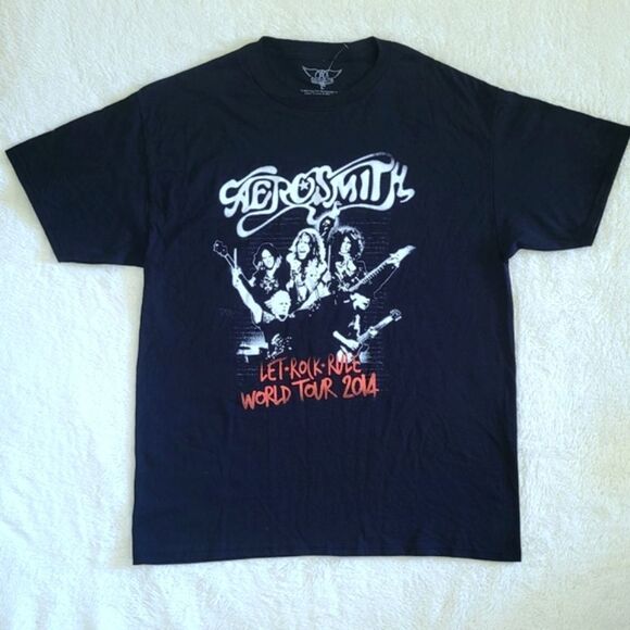 Rag Doll Merchandising Inc. Other - Aerosmith🎶 "Let Rock🎸 Rule World🌎 Tour 2014" Graphic Tee👕